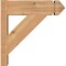 Ekena Millwork Traditional Smooth Arts and Crafts Outlooker, Western Red Cedar, 5 1/2"W x 16"D x 16"H OUT06X16X16TRA03SWR - alternate 3